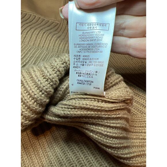 Burberry AUTHENTICATED Cashmere and Cotton Sleeveless Knit Dress Size Small- - Picture 13 of 15